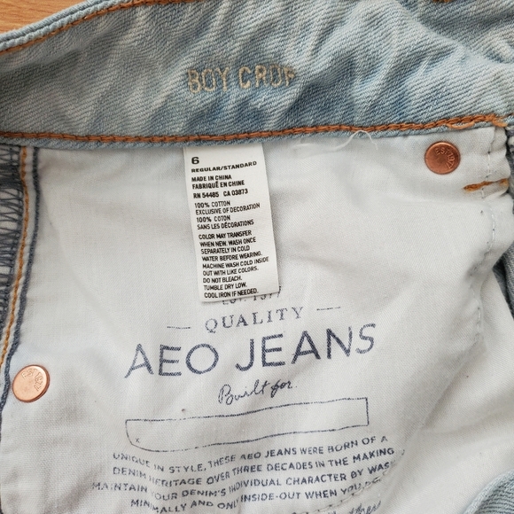 American Eagle boy crop jeans - Picture 5 of 5